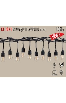 Ct-7071 Sarmaşık 10 Ampullü Ledli Set