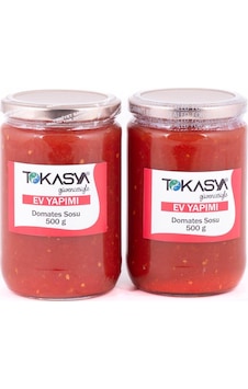 Tokasya Ev Yapımı Domates Sosu Kavanoz 2 x 500 G