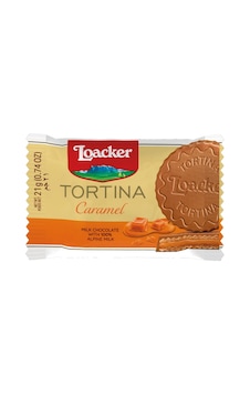 Loacker Loacker Tortina Karamel 21g