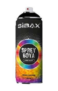 Sibax Sprey Boya Mat Siyah Sibax Sprey Boya Mat Siyah