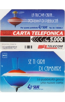 İtalyaya Telefon Kartı 1995 Telecom 5000 Liret. İtalyaya Telefon Kartı 1995 Telecom 5000 Liret.