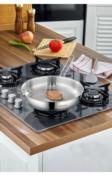 Cooker Lara Saplı Çelik Tava 26 Cm Gri