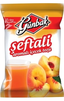 Günbak Şeftali Aromalı İçecek Tozu 250 G Günbak Şeftali Aromalı İçecek Tozu 250 G