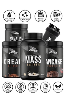 Hacim Paketi 7: Mass Gainer 3 Kg Vanılya + Cream Of Rice 1 Kg Çikolatalı + Protein Pancake 750 Gr Çikolata Aromalı+ Kreatin Monohidrat 300 Gr Aromasız + Shaker Vanilya Hacim Paketi 7: Mass Gainer 3 Kg Vanılya + Cream Of Rice 1 Kg Çikolatalı + Protein Pancake 750 Gr Çikolata Aromalı+ Kreatin Monohidrat 300 Gr Aromasız + Shaker Vanilya