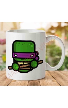 Simpler Donatello Teenage Mutant Ninja Turtles Iki Tarafı Baskılı Kupa Bardak Çok Renkli Simpler Donatello Teenage Mutant Ninja Turtles Iki Tarafı Baskılı Kupa Bardak Çok Renkli