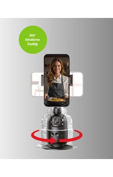 Otomatik Yüz Takipli 360 Döner Gimbal Stand