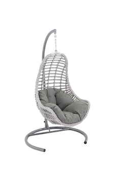 Monalin Home Garden Roma Rattan El Örgüsü Balkon Teras Bahçe Salıncağı Açık Gri Monalin Home Garden Roma Rattan El Örgüsü Balkon Teras Bahçe Salıncağı Açık Gri