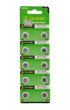 Jenerik Tıanqıu Ag11 Lr721/362 Alkalin 10'lu Düğme Pil