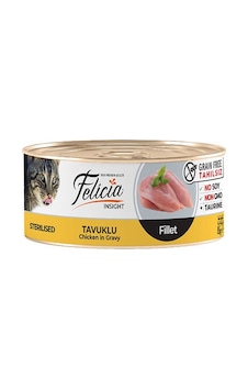 Felicia Sterilised Tavuklu Fileto Konserve Yetişkin Kedi Maması 85 G Felicia Sterilised Tavuklu Fileto Konserve Yetişkin Kedi Maması 85 G