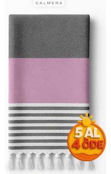 Calmera Natura Peştemal Pamuk - Doğal Saçaklı Plaj, Deniz, Havuz, Spa, Sauna, Spor, Seyahat Havlusu - Pembe Calmera Natura Peştemal Pamuk - Doğal Saçaklı Plaj, Deniz, Havuz, Spa, Sauna, Spor, Seyahat Havlusu - Pembe