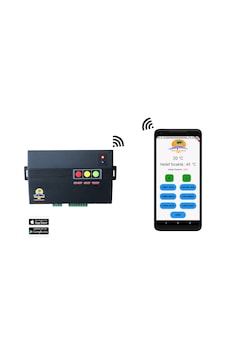 Wi-Fi BAĞLANTILI OTOMATİK KALORİFER KAZANI KONTROL PANELİ (KAZAN BEYNİ) Wi-Fi BAĞLANTILI OTOMATİK KALORİFER KAZANI KONTROL PANELİ (KAZAN BEYNİ)