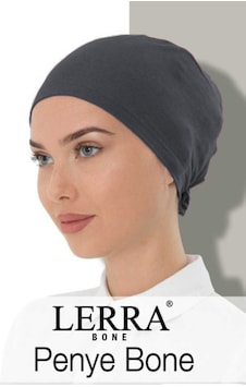 Lerra Dikişli Penye Bone Füme