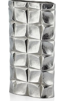 Dıamond Gümüş Büyük Vazo 8x19x34 Cm Dıamond Gümüş Büyük Vazo 8x19x34 Cm