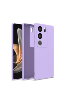 Vivo V29 Pro Uyumlu Silikon Kılıf - Kamera Korumalı Esnek Pastel Renk Kapak - Lila Vivo V29 Pro Uyumlu Silikon Kılıf - Kamera Korumalı Esnek Pastel Renk Kapak - Lila