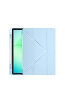 Aksesuarcim A11 Sm-x230 X236 X238 İle Uyumlu Kılıf Silikon Yumuşak Kalem Bölmeli Esnek 4 Farklı Stand Olabilen Tablet Kılıfı Mavi Sku: Zeusb0gg2kyz5v Arka Kapak