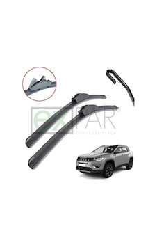 Jeep Compass Ön Cam Silecek Süpürgesi Takımı 2017 - 2020 Sağ Sol Ön Silecek Jeep Compass Ön Cam Silecek Süpürgesi Takımı 2017 - 2020 Sağ Sol Ön Silecek