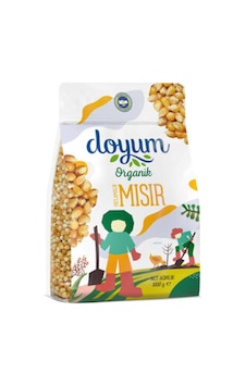 Organik Patlamalık Mısır Doypack 1kg 4 Adet