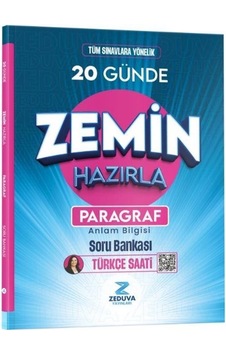 Türkçe Saati 20 Günde Zemin Hazırla Paragraf Anlam Bilgisi Sor...