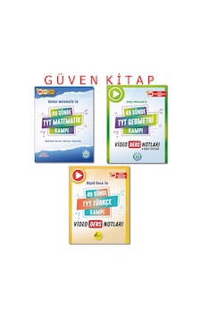 49 Günde Tyt Matematik Geometri Türkçe Video Ders Notları Seti