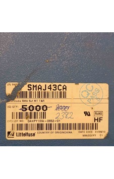 Smaj43ca 43v Littelfuse Diyot 100 Adet