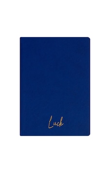 Luck Defter - Dokulu Thermo Sert Kapak - Çizgisiz 192 Sayfa 15x21,3cm - Koyu Mavi Çok Renkli Luck Defter - Dokulu Thermo Sert Kapak - Çizgisiz 192 Sayfa 15x21,3cm - Koyu Mavi Çok Renkli