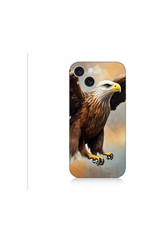 Apple Uyumlu iPhone 15 Plus Kartal Uçuşu Desenli Silikon Kılıf Silikon Apple Uyumlu iPhone 15 Plus Kartal Uçuşu Desenli Silikon Kılıf Silikon