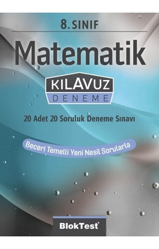 8.Sınıf Matematik Kılavuz Deneme - Bloktest Yayınları 8.Sınıf Matematik Kılavuz Deneme - Bloktest Yayınları