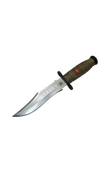 1522 Haki Komando Bıçağı 30cm - Tırtıklı Sırt, Kılıflı 19a7a 1522 Haki Komando Bıçağı 30cm - Tırtıklı Sırt, Kılıflı 19a7a
