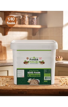 Fındık Kabuğu %40 Fındık Parçacıklı Fındıklı Sütlü Krema 5 Kg Fındık Kabuğu %40 Fındık Parçacıklı Fındıklı Sütlü Krema 5 Kg