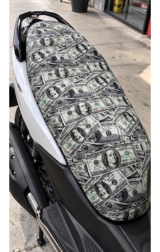 Dolar Desenlı Kumas Penye Motorsiklet Sele Kılıfı 1.kalite Likrali Penye Yıkanabilir Dolar Desenlı Kumas Penye Motorsiklet Sele Kılıfı 1.kalite Likrali Penye Yıkanabilir