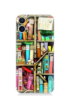 Apple Uyumlu iPhone 12 Mini Kitaplık Ve Raflar Books Shelf Desenli Silikon Kılıf Apple Uyumlu iPhone 12 Mini Kitaplık Ve Raflar Books Shelf Desenli Silikon Kılıf