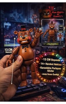 Five Nights At Freddy's Toy Freddy Figür 13 Cm Glow Işıklı Gözlü Hareketli Aksiyon Figürü Fnaf Funko Pop Five Nights At Freddy's Toy Freddy Figür 13 Cm Glow Işıklı Gözlü Hareketli Aksiyon Figürü Fnaf Funko Pop