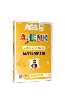Yediiklim Yayınları 2027 Meb Ags Ahenk Serisi Matematik Video Ders Notları Yediiklim Yayınları 2027 Meb Ags Ahenk Serisi Matematik Video Ders Notları
