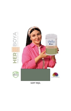 Stella Serisi Yeni Nesil Yüzey Dönüşüm Boyası - Soft Yeşil Diğer