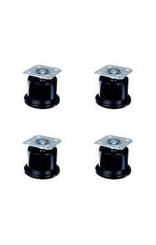 50mm Ölçülü Bekleme Ayak Tablalı Siyah 4 Adet 007 50mm Ölçülü Bekleme Ayak Tablalı Siyah 4 Adet 007