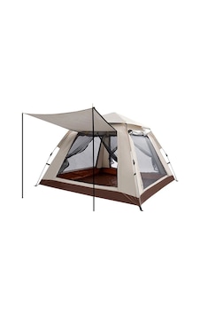 Tam Otomatik 4 Kişilik 210 X 210 X 140 Cm 210d Oxford Kumaş Çadır Beyaz