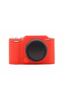 Mettzchrom Fujifilm Xm5 Kaymaz Doku Tasarımı Silikon Kılıfı Fujifilm X-m5 Kamera Sadece Koruyucu Kılıf Kırmızı Mettzchrom Fujifilm Xm5 Kaymaz Doku Tasarımı Silikon Kılıfı Fujifilm X-m5 Kamera Sadece Koruyucu Kılıf Kırmızı