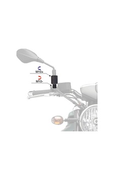 Motogaj +10 -10 Ayna Uzatma Adaptörü Siyah Motogaj +10 -10 Ayna Uzatma Adaptörü Siyah