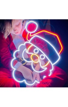 Genel Neon Santa Claus Led Duvar Işığı, Noel Baba Figürlü Çok Renkli Genel Neon Santa Claus Led Duvar Işığı, Noel Baba Figürlü Çok Renkli