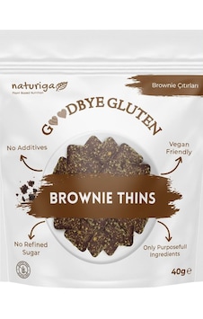 Naturiga Goodbye Gluten Brownie Çıtırları 40 G Naturiga Goodbye Gluten Brownie Çıtırları 40 G