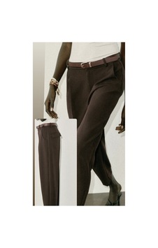 Genel Markalar Kadın Pantalon Kahverengi