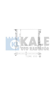 KALE 0507072AL Radyatör Normal R19 1400cc-1.6 Karbüratörlü 2 Sır KALE 0507072AL Radyatör Normal R19 1400cc-1.6 Karbüratörlü 2 Sır