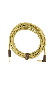 Fender Deluxe Instrument Cable Straight-Angle 15 Tweed Kablo 4.5 Fender Deluxe Instrument Cable Straight-Angle 15 Tweed Kablo 4.5