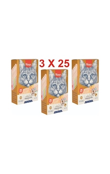 Wanpy Karışık Yetişkin Kedi Sıvı Ödül Çubuğu 3'lü 25 x 14 G Wanpy Karışık Yetişkin Kedi Sıvı Ödül Çubuğu 3'lü 25 x 14 G