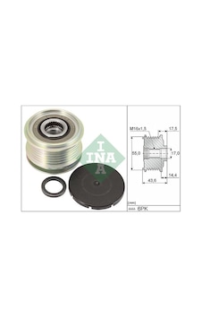 Alternatör Kasnağı Ina 535010510 Renault Clio Iı / Megane / Kangoo Alternatör Kasnağı Ina 535010510 Renault Clio Iı / Megane / Kangoo