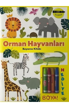 Minik Ressamlar - Orman Hayvanları Boyama Kitabı- Doğan ve Egmont Yayıncılık Minik Ressamlar - Orman Hayvanları Boyama Kitabı- Doğan ve Egmont Yayıncılık