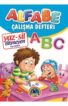 Yaz-sil Alfabe Bitmeyen Yazı Defteri+tahta Kalemi - Rzır-590377 Yaz-sil Alfabe Bitmeyen Yazı Defteri+tahta Kalemi - Rzır-590377