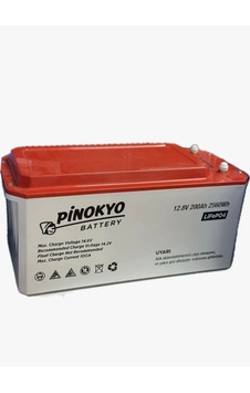 Pinokyo 12.8 V 200 Ah Lityum / Lifepo4 Akü