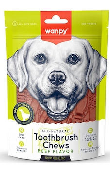 Wanpy Dental Ağız Sağlığı İçin Sığır Etli Köpek Ödülü 100 Gr