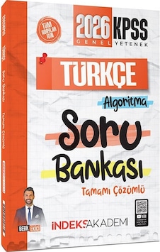 İndeks Akademi 2026 Kpss Türkçe Algoritma Soru Bankası Çözümlü - Berk Ekici